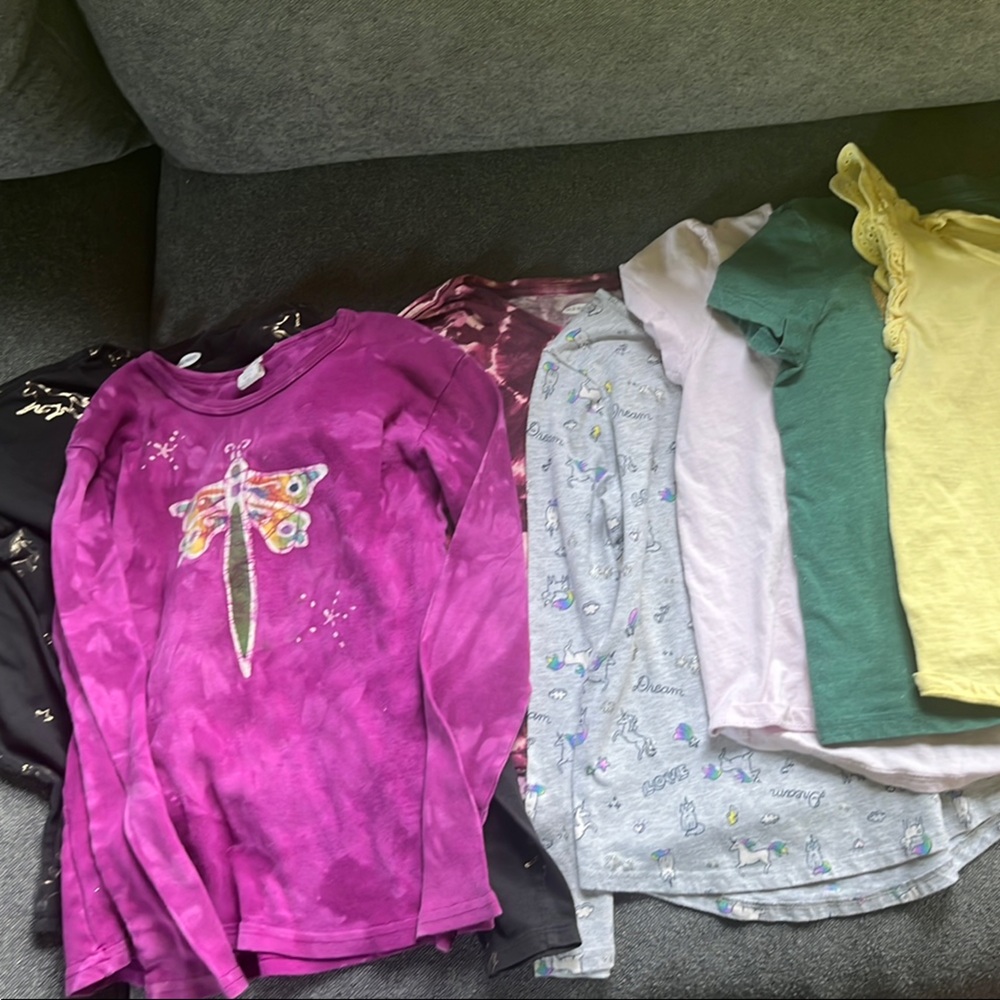 7-tops long and short sleeves Bundle